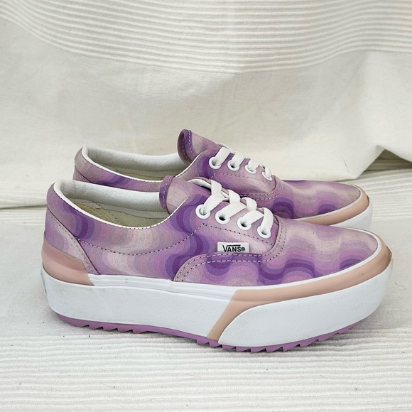Vans Era Stacked Platform Sneakers in Lavender Gradient - Picture 5 of 16